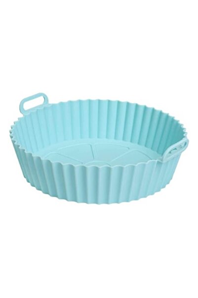 RABY Round Baking Tray for Air Fryer, Silicone, Reusable