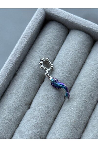 asaf Mavi mor balık charm /koi balığı | asafaccessory