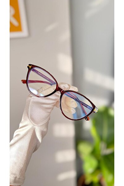 LOOKUP NEW Cat Eye Cat Eye Bone Transparent Women Men Unisex Blue Light Protecting Screen Glasses Eyewear