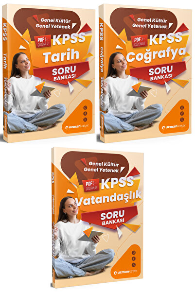 Bi bigelio Uzman Kariyer 2026 KPSS Tarih + Coğrafya + Vatandaşlık Soru Bankas...