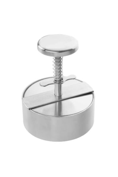 RABY Adjustable Stainless Steel Burger Press - Smasher Hamburger Patty Maker (includes 100 non-stick pape