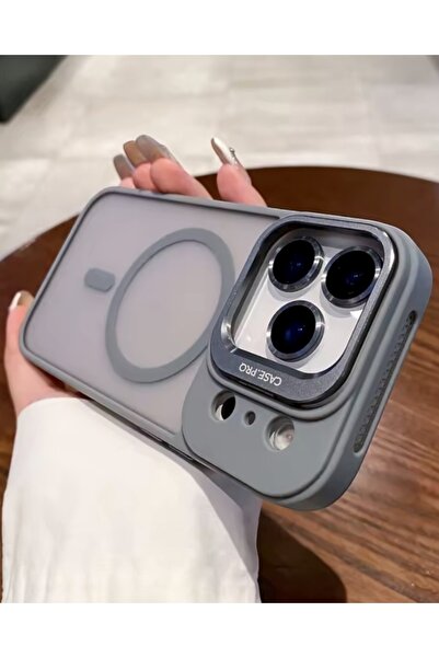 KILIF HOUSE Iphone 17 Pro Max Uyumlu Standlı Case Pro Lensli Magsafe Destekli...