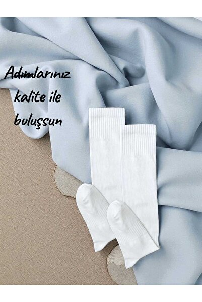 HAYEL 2 Pairs White Girls Boys Children Knee-High Leg Warmers Tennis Socks Football Stocking High Quality