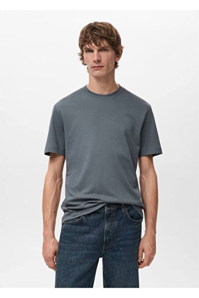 MANGO Man Medium weight regular fit tişört