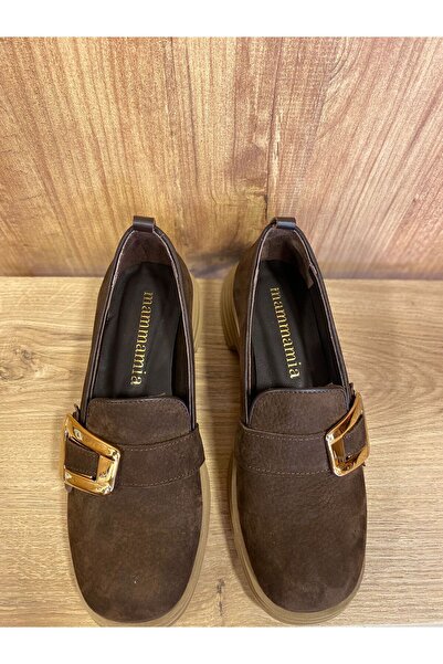 Mammamia El Yapımı Hakiki Deri Nubuk Ayakkabı