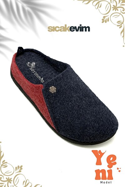 sermoda Γυναικείες παντόφλες εσωτερικού χώρου – Παντόφλες εσωτερικού χώρου με ελαφριά σόλα που κρατά ζεστό τον οίκο Ναυτικό κόκκινο