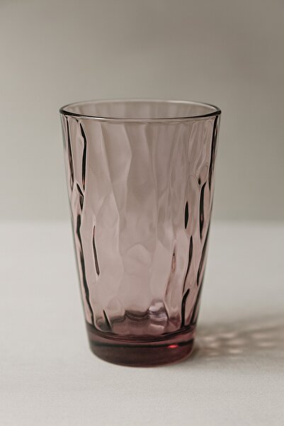 Fhilli Diamond - Set of 4 Soft Drink Glasses Purple 470 Cc