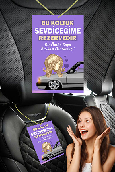 karanca parti süs مقعد هذا السيارة مخصص لحبي، مقعد أمامي أيمن للسيارة، بطاقة ...