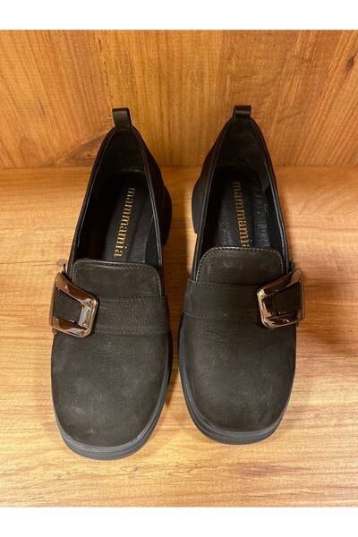 Mammamia El Yapımı Hakiki Deri Nubuk Ayakkabı