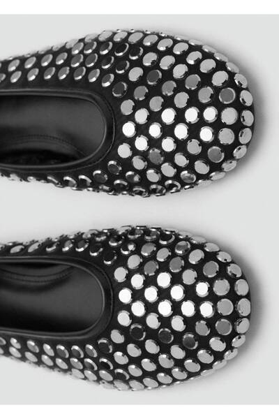 MANGO Woman File zımbalı babet