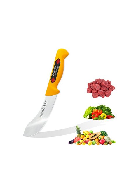 Solingen Professional skinning knife with 18 cm curved blade, Eikaso Germany, butcher knife