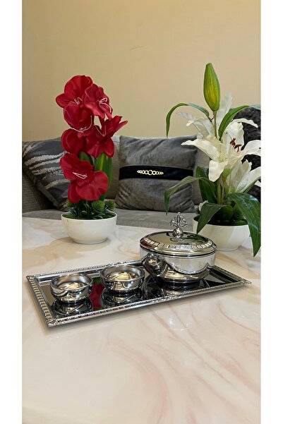 Palaces Large date set, silver nickel and two-tone nickel and silver chrome - 4 pieces