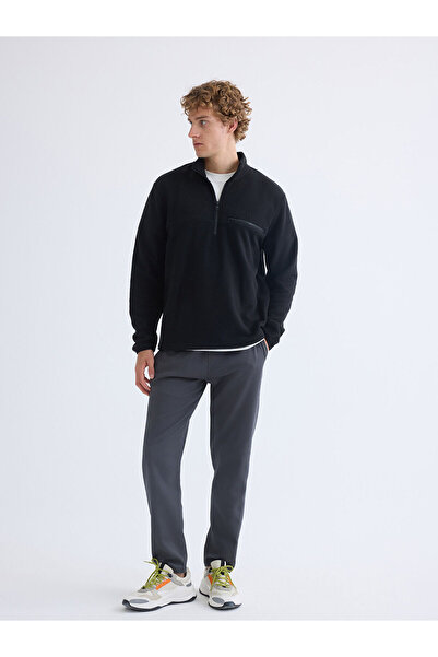 LC Waikiki Hanorac pentru bărbați din fleece cu guler înalt