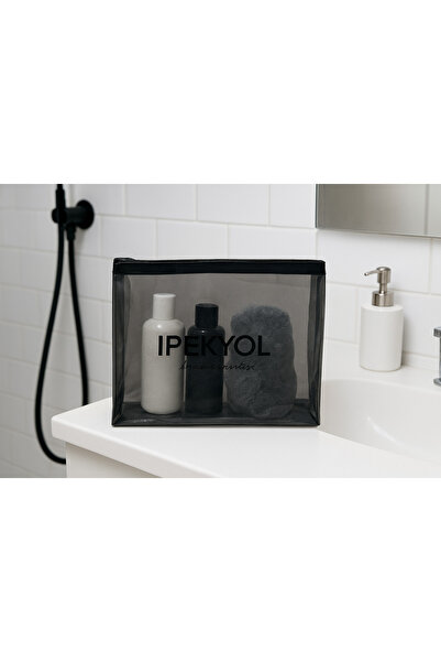 EKİNORA Taşınabilir Şeffaf Kozmetik Çantası