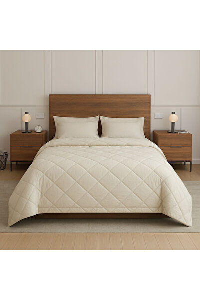 MURAT BEY YORGAN EVİ %100 Doğal Koyun Yünü Tek Kişilik Yorgan 160x220 Cm Ebat...