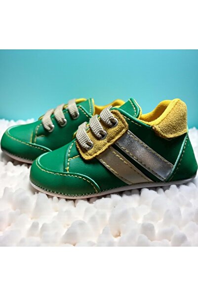 NECİXS BEBEE Striped Sports Booties Green