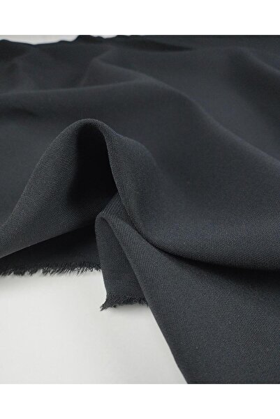 Kumaş Parça TELALI Ύφασμα κρεπ σε μαύρο χρώμα (Πλάτος 140 cm x Μήκος 235 cm)