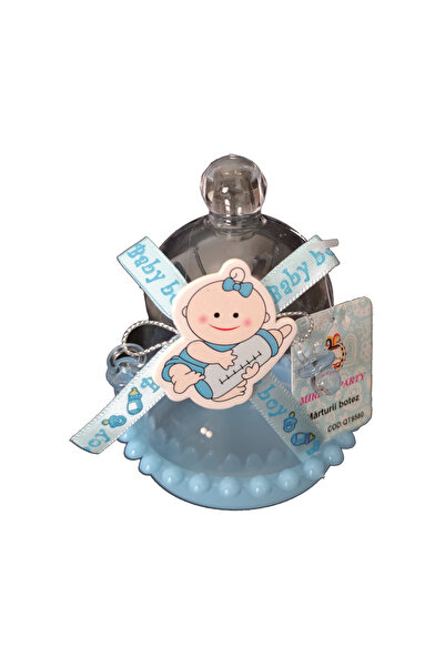 Mirific Party Marturie botez albastră, biberon, băiețel