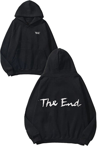 THEWERT Attack On Titan The End Design Rucsac cu imprimeu Negru cu glugă Swea...