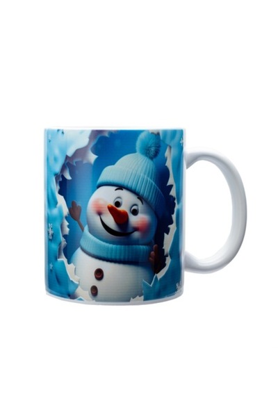 OEM Cană ceramică om de zăpadă RTD31, 330 ml