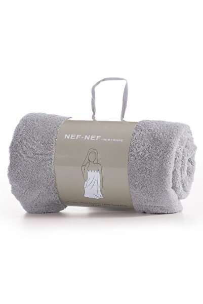 Nef Nef Homeware Bath Towel Nef-Nef Sandy 80×146 cm Gray