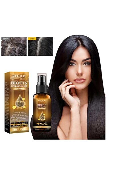 Full Abundance Set de 3 seruri de păr cu biotină, Tratament pentru creștere r...