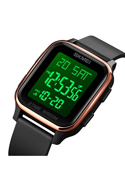 Skmei Men's Watch Sport Digital Casual Led Black/Gold