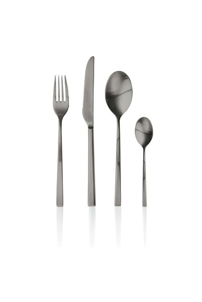 Mepra Atena Ice Oro Nero 24-piece Cutlery Set - Black (MEPRA)