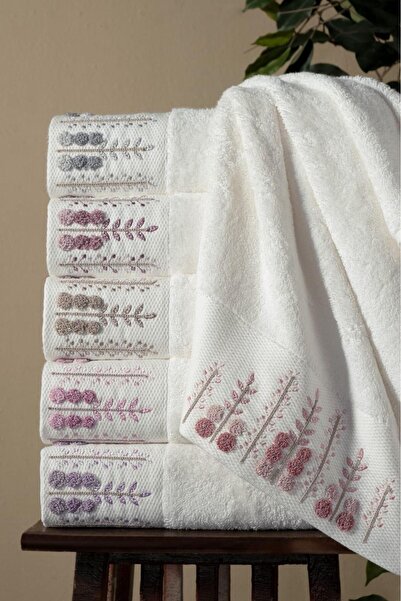 Fiesta Tekstil 50x90 Armin Süzene Bambu 6’lı Havlu