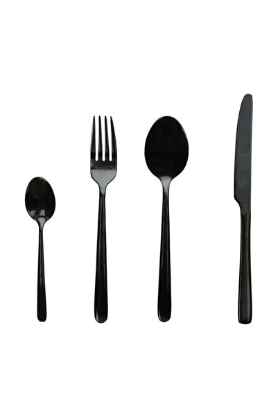 Tognana Cutlery Set 24pcs Uber Stainless Steel Black