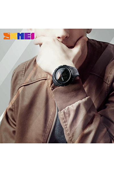 Skmei Men's Wristwatch Solar Charging Digital Sport Chronograph Waterproof and Shock Resistant