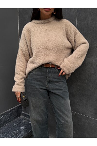 KENZA'A TRİKO guler rotund Pulover Yumoş Triko