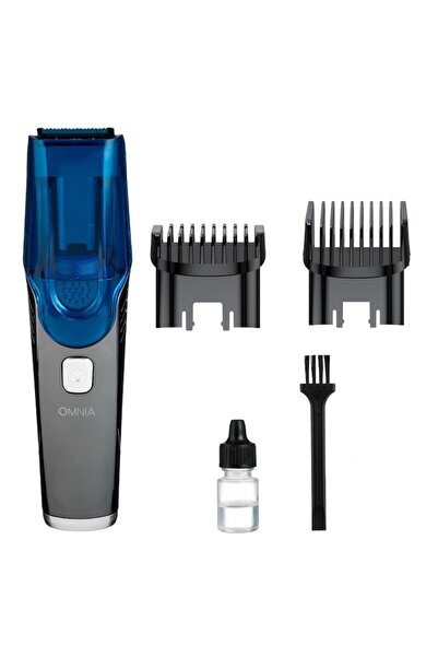 MYONNA IT & E- COMMERCE Omnia CHC-775 Rechargeable Electric Shaver, LED Display, 20 Cutting Levels, Silver-Blue