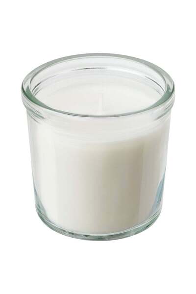 Generic Scented candle in glass, Scandinavian Woods/white, 20 hr