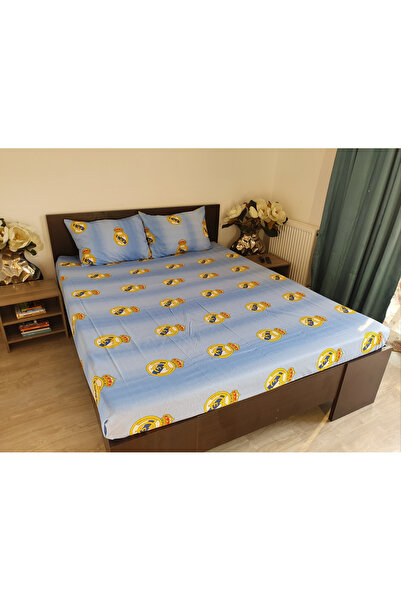 FIONNA.RO 100% Cotton Ranforce Double Bed Linen - Real Madrid Football