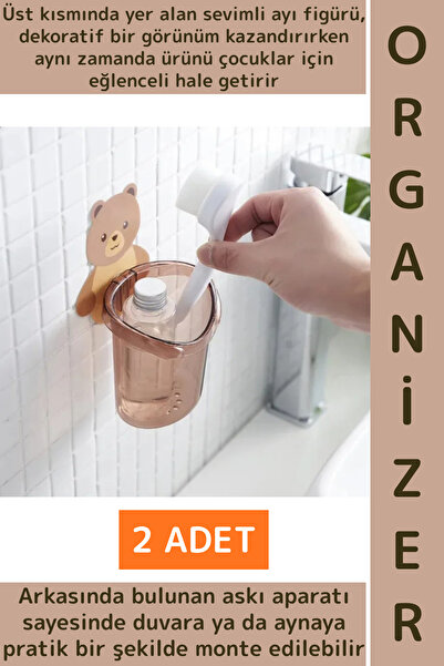 Wintoup Viseći organizator za kuhinju i kupatilo, laka montaža, male stvari, ...