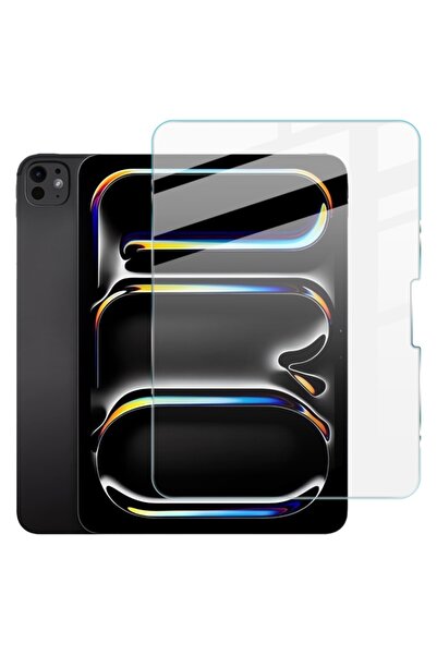 Coolacs Apple iPad Pro 11 inç 2025 M5 (A3357-A3358) ile Uyumlu Temperli Kırıl...