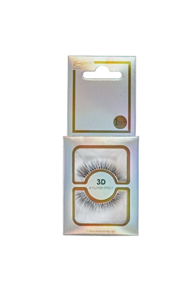MYONNA IT & E- COMMERCE Beauty 3D Flutter False Eyelashes, Effect, Black, 1 Pair