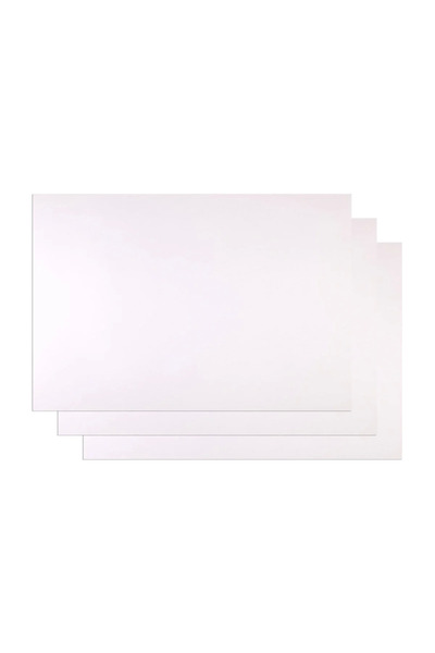 ART Elegant Renkli Mukavva 46x65cm Beyaz