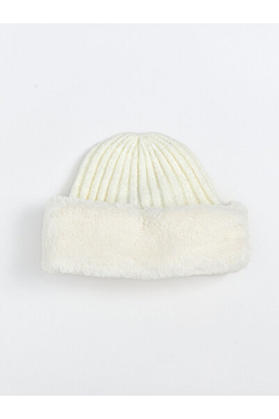 LC Waikiki Lcw Accessories Plush Fur Women's Beret