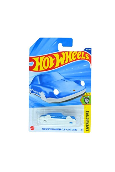 HOT WHEELS Porsche 911 Carrera, Mavi Koleksiyon Arabası JBC11 Kısa Kartonet