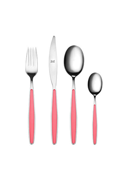 Mepra Cutlery Set 24 Pcs Caramella Strawberry -