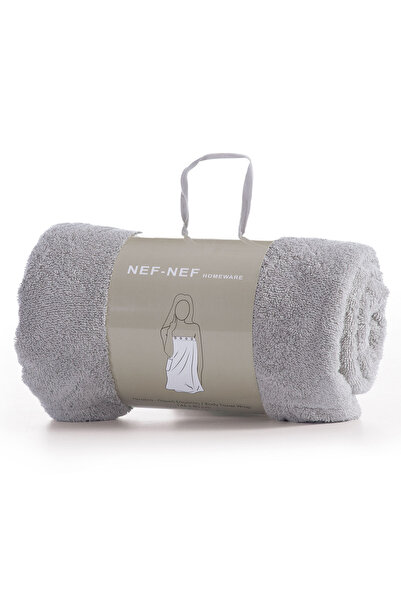 Nef Nef Homeware Bath Towel Nef-Nef Sandy 80×146 cm Gray