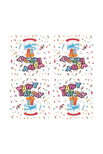 Mirific Party Șervețele pentru tort multicolore, 2 straturi, 33×33 cm, la mul...