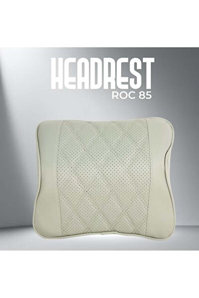 Roca وسادة دعم الرقبة المريحة مع حزام، مسند رأس السيارة 23×25 سم - قطعة واحدة ROC 85