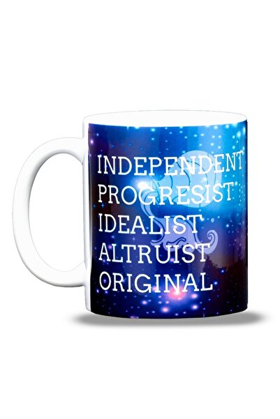 OEM Aquarius zodiac mug, RTD25, ceramic, 330ml