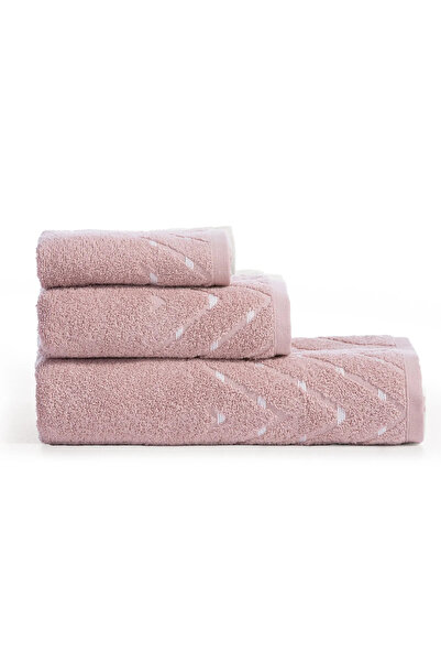Nef Nef Homeware Cheville 3-Piece Cotton Towel Set - Pink