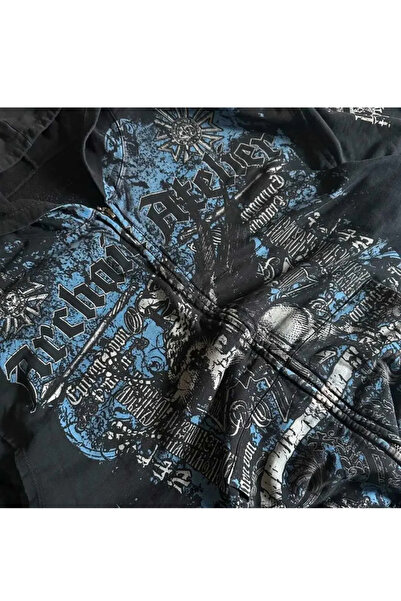 Köstebek Archaic Atelier Tribal Gothic Zippered Hooded