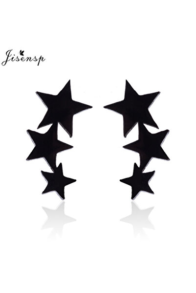 Choice GED005B 2024 New Star Earings Punk Stud Earrings Stainless Steel Everyday Teen Jewelry Pentagram Ear