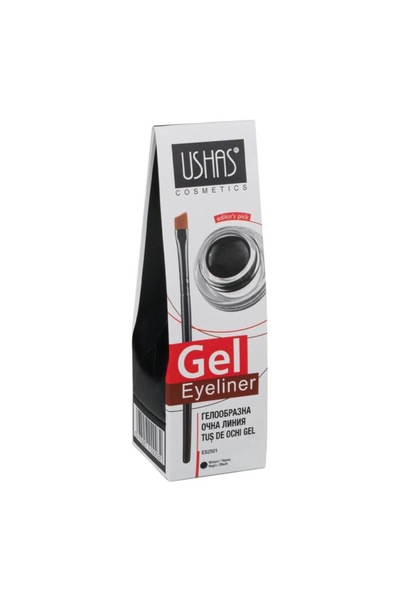 MYONNA IT & E- COMMERCE Black Gel Eyeliner with Brush, 4.2g
